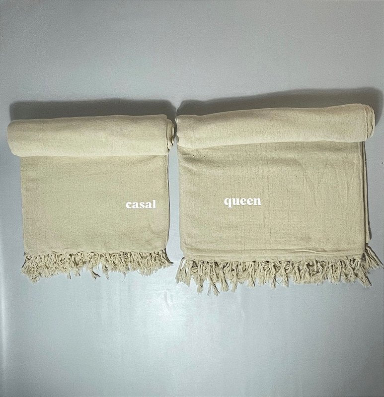 COLCHA BASIC QUEEN CRUA