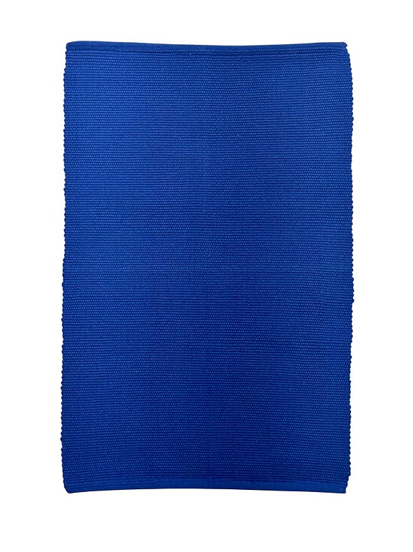 TAPETINHO DE ALGODÃO AZUL 50x80cm