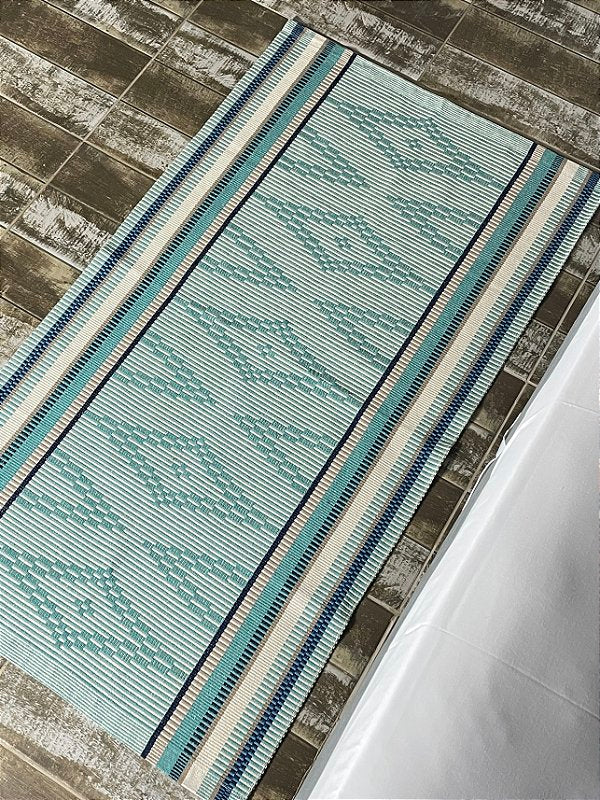 TAPETE MÉDIO CURADORIA TRIBO AZUL