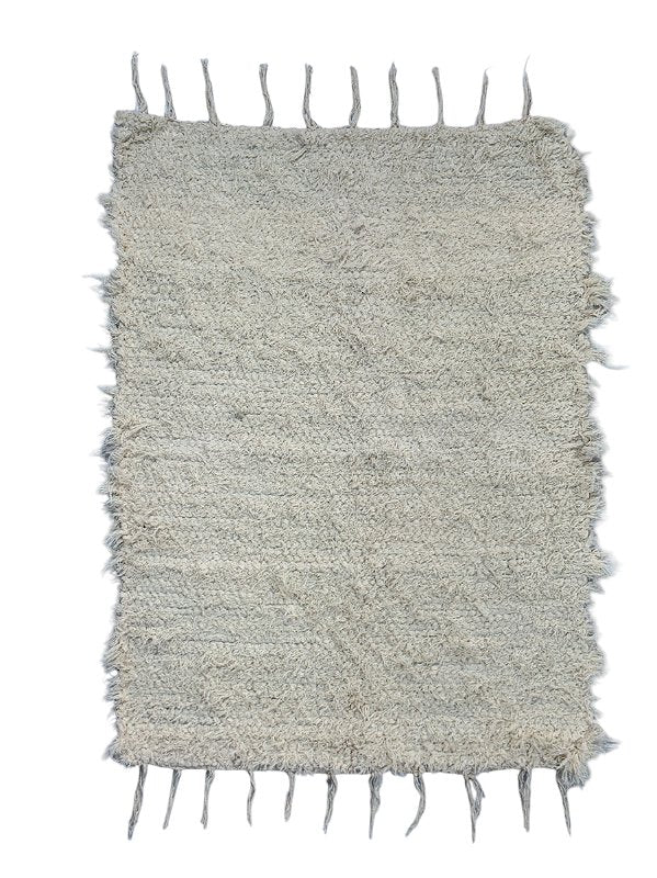 TAPETINHO FELPUDO CRU 50x80cm