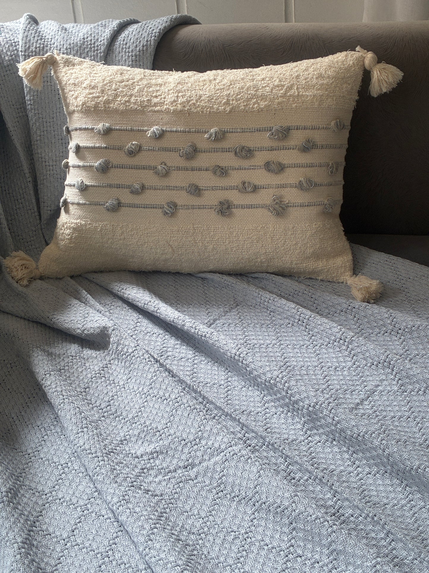COMBINADO POLTRONINHA - Happy Boho Cinza