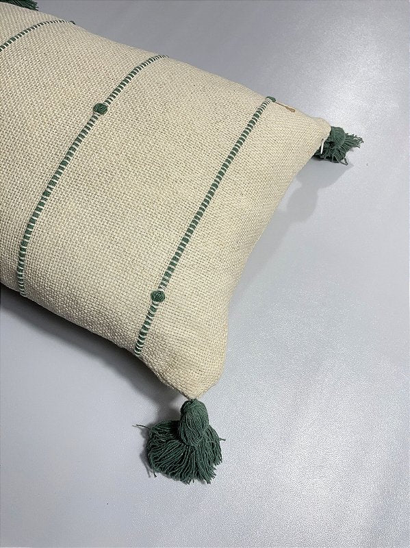 Capa de almofada Lou baguete verde