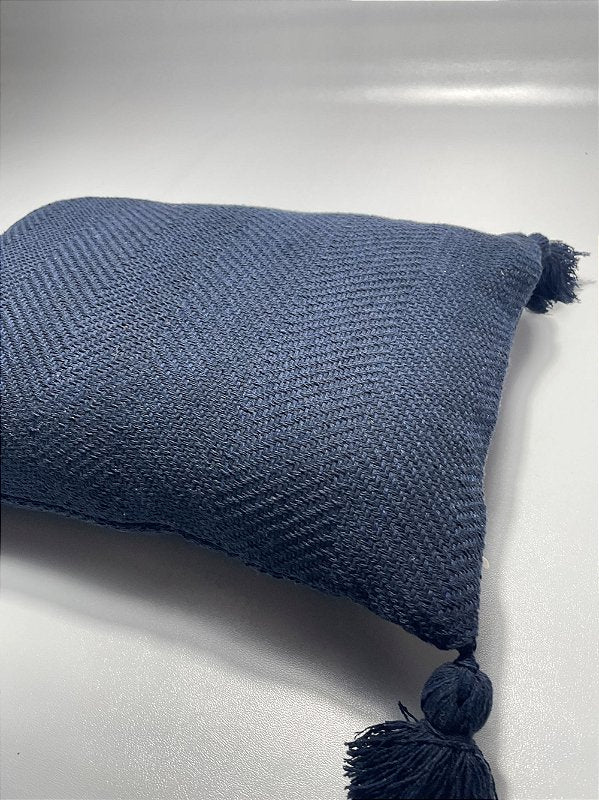 CAPA PARA ALMOFADA BOSSA AZUL MARINHO (BAGUETE)