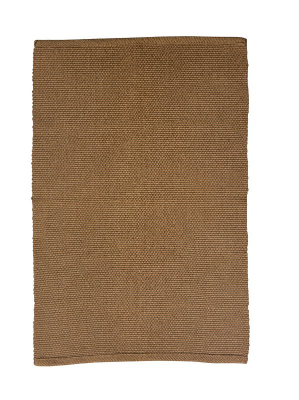TAPETINHO DE ALGODÃO CARAMELO 50x80cm