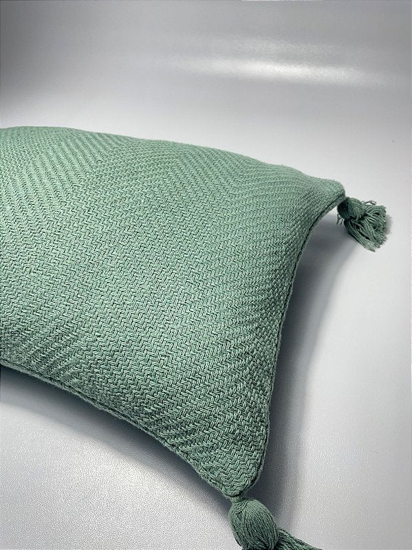 CAPA PARA ALMOFADA BOSSA VERDE MENTA (BAGUETE)