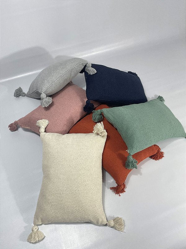 CAPA PARA ALMOFADA BOSSA CINZA (BAGUETE)