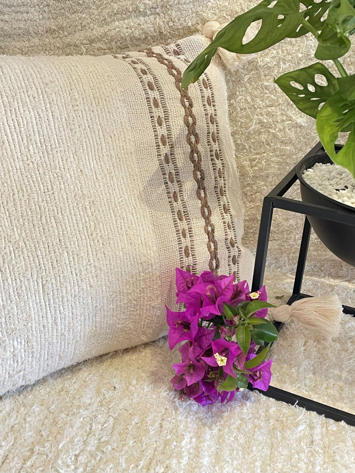 ALMOFADA COTTAGE CARAMELO