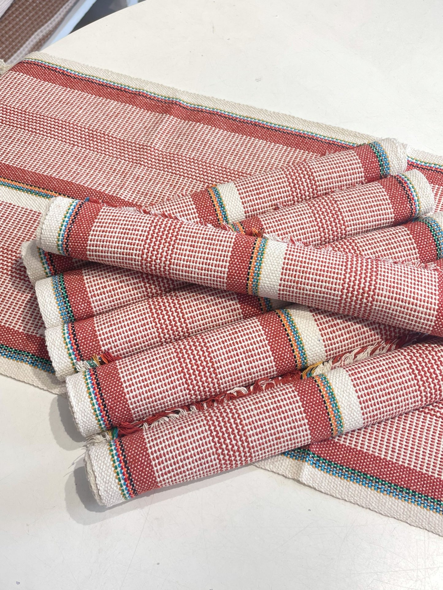 CONJUNTO AMERICANO 7 PEÇAS VERMELHO