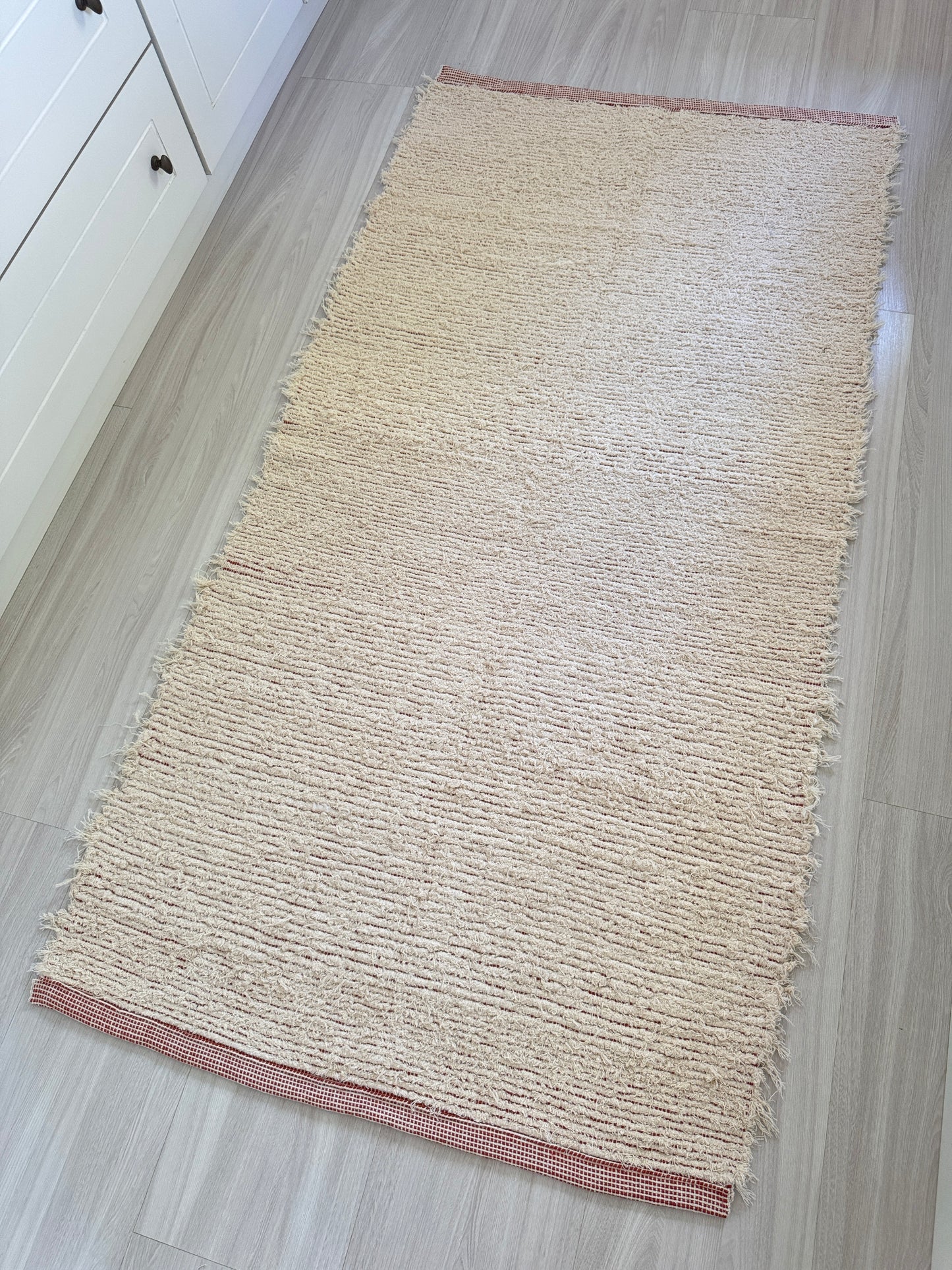 TAPETE BEIRA CAMA FELPUDO DUPLA FACE TERRACOTA 80x150cm