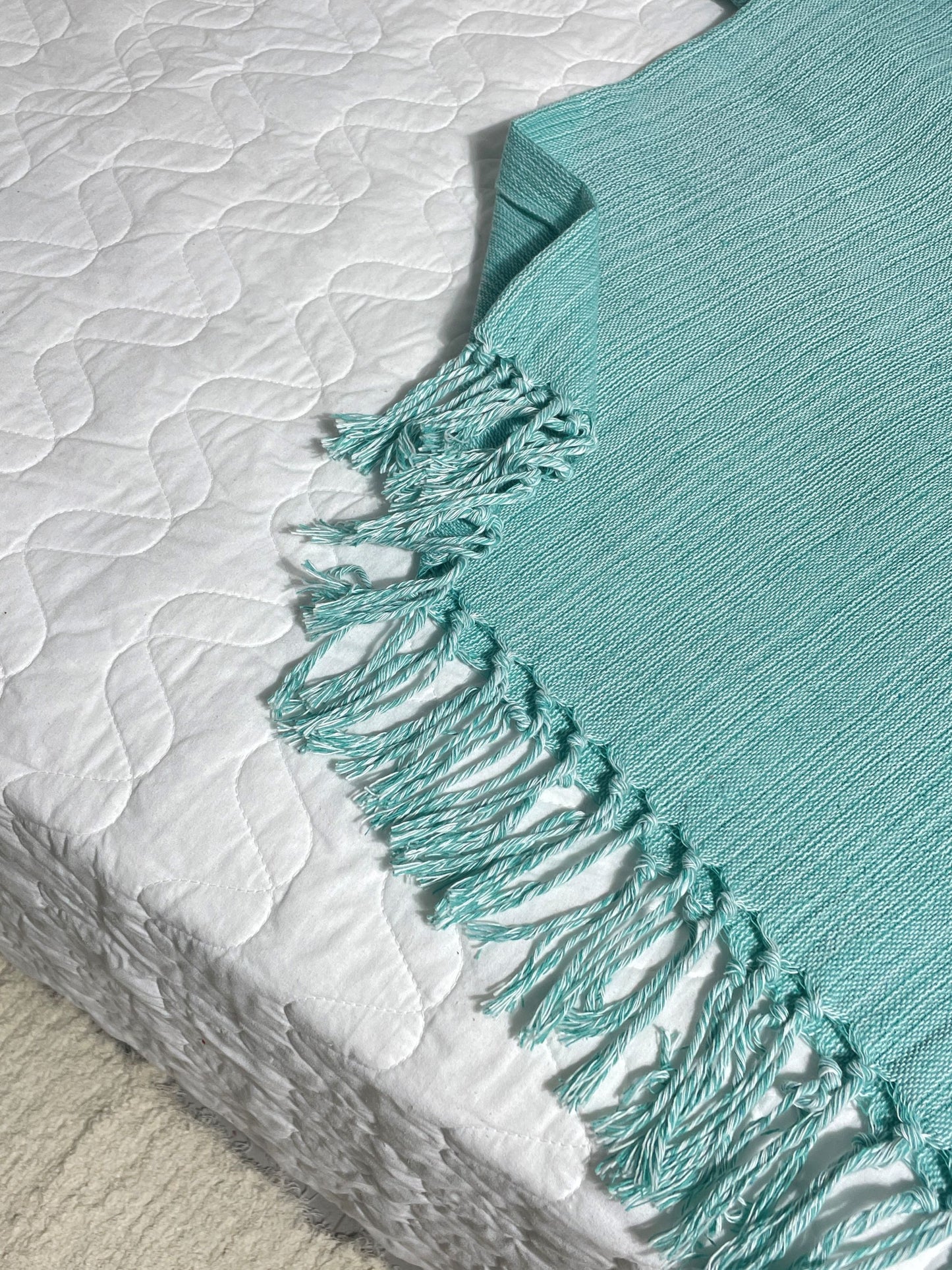 COLCHA BASIC CASAL VERDE MENTA