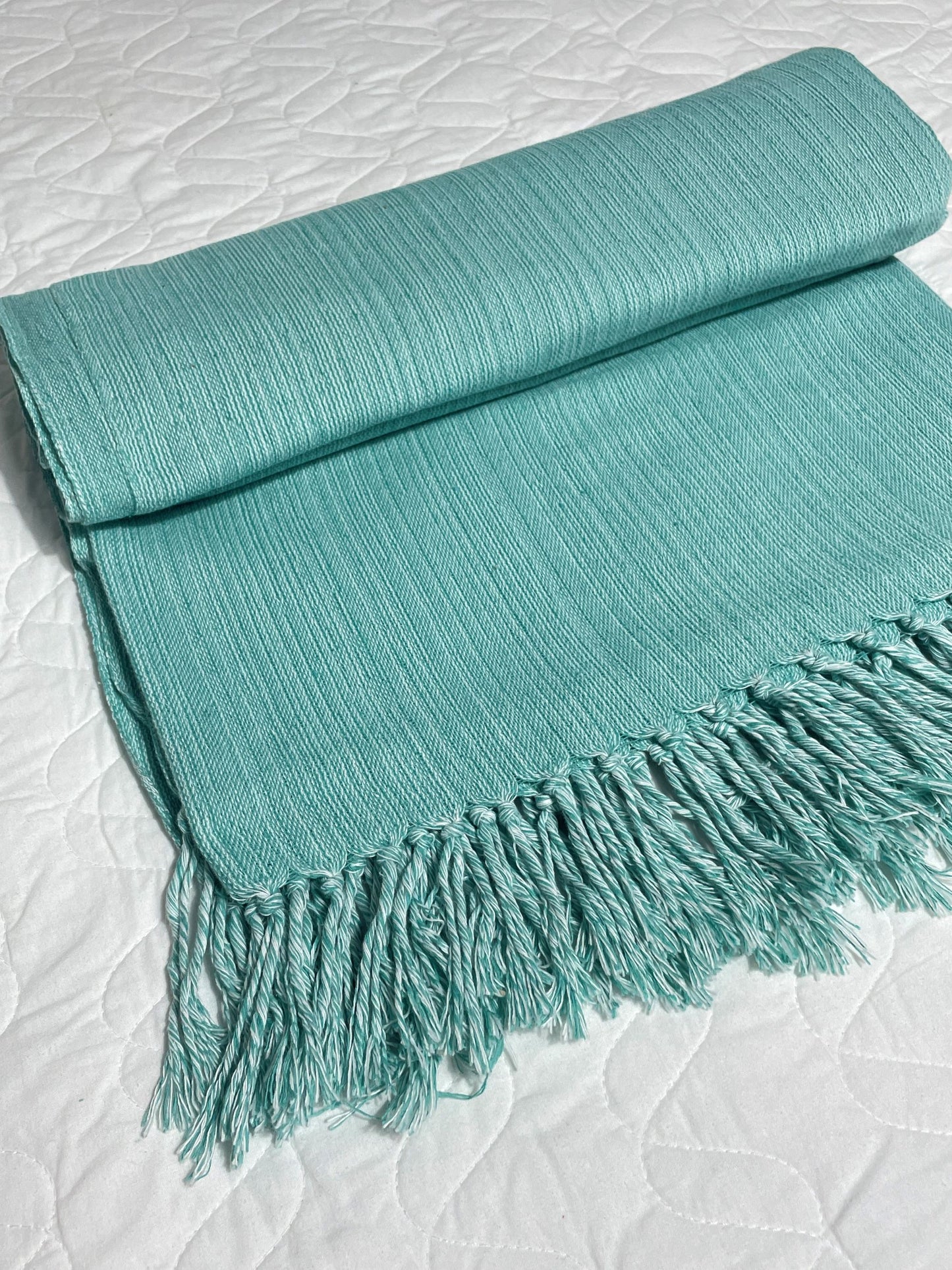 COLCHA BASIC CASAL VERDE MENTA