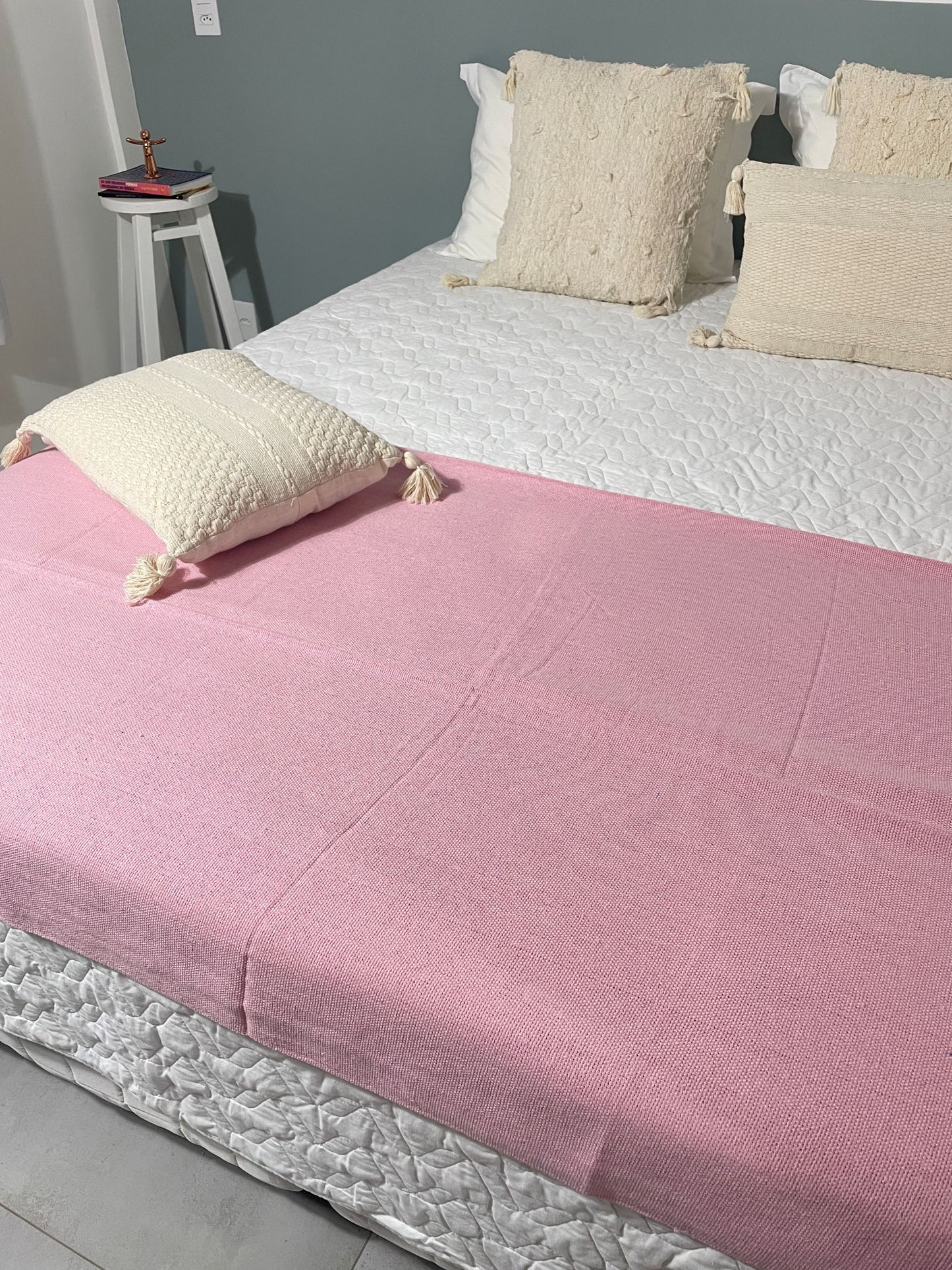 COLCHA BASIC CASAL ROSA