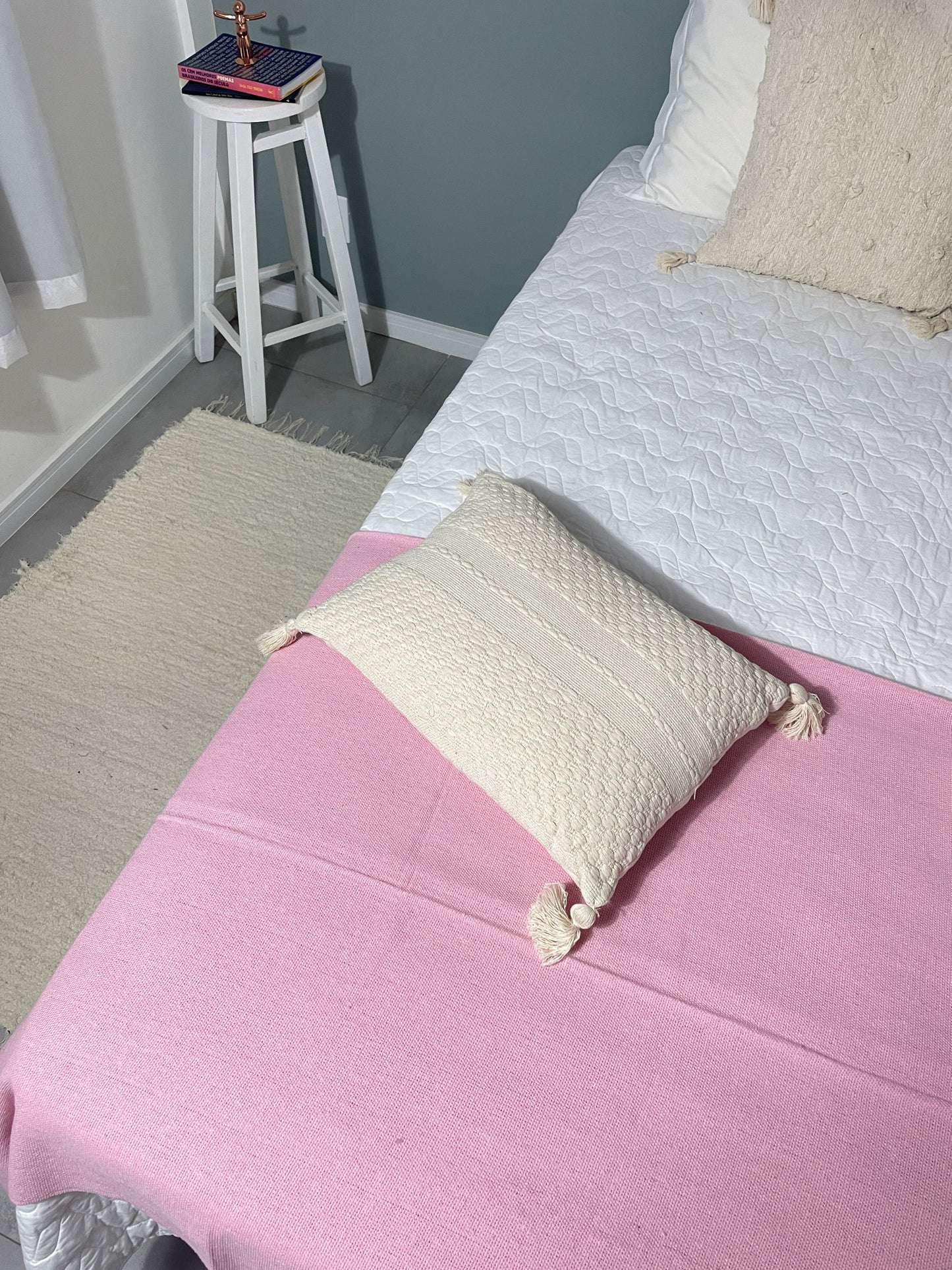 COLCHA BASIC CASAL ROSA