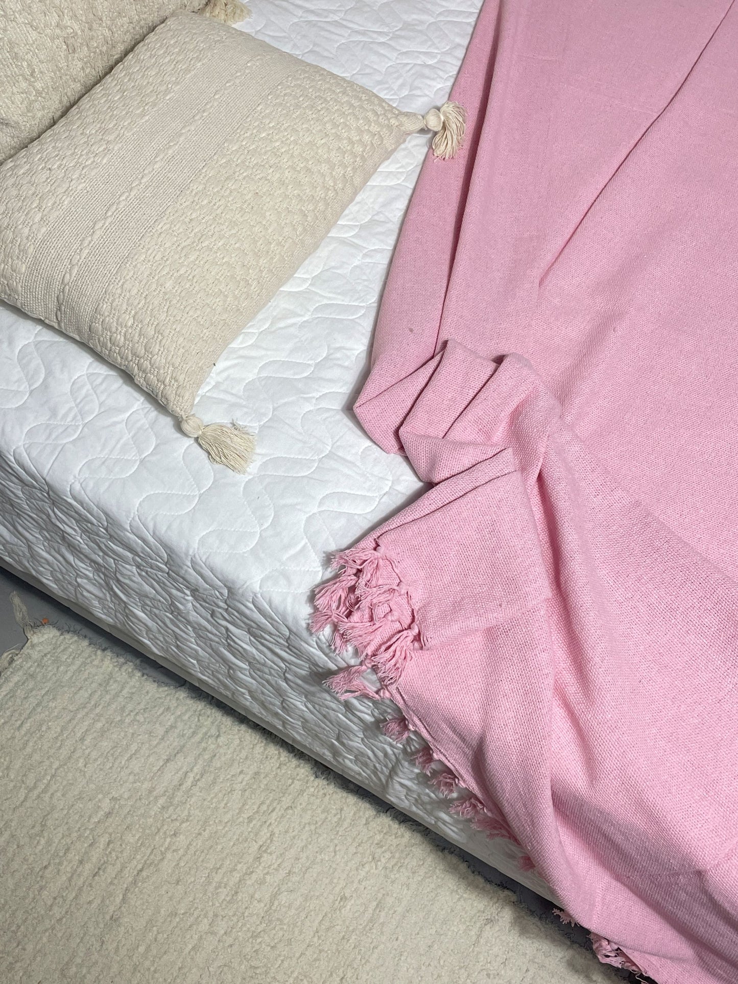 COLCHA BASIC CASAL ROSA