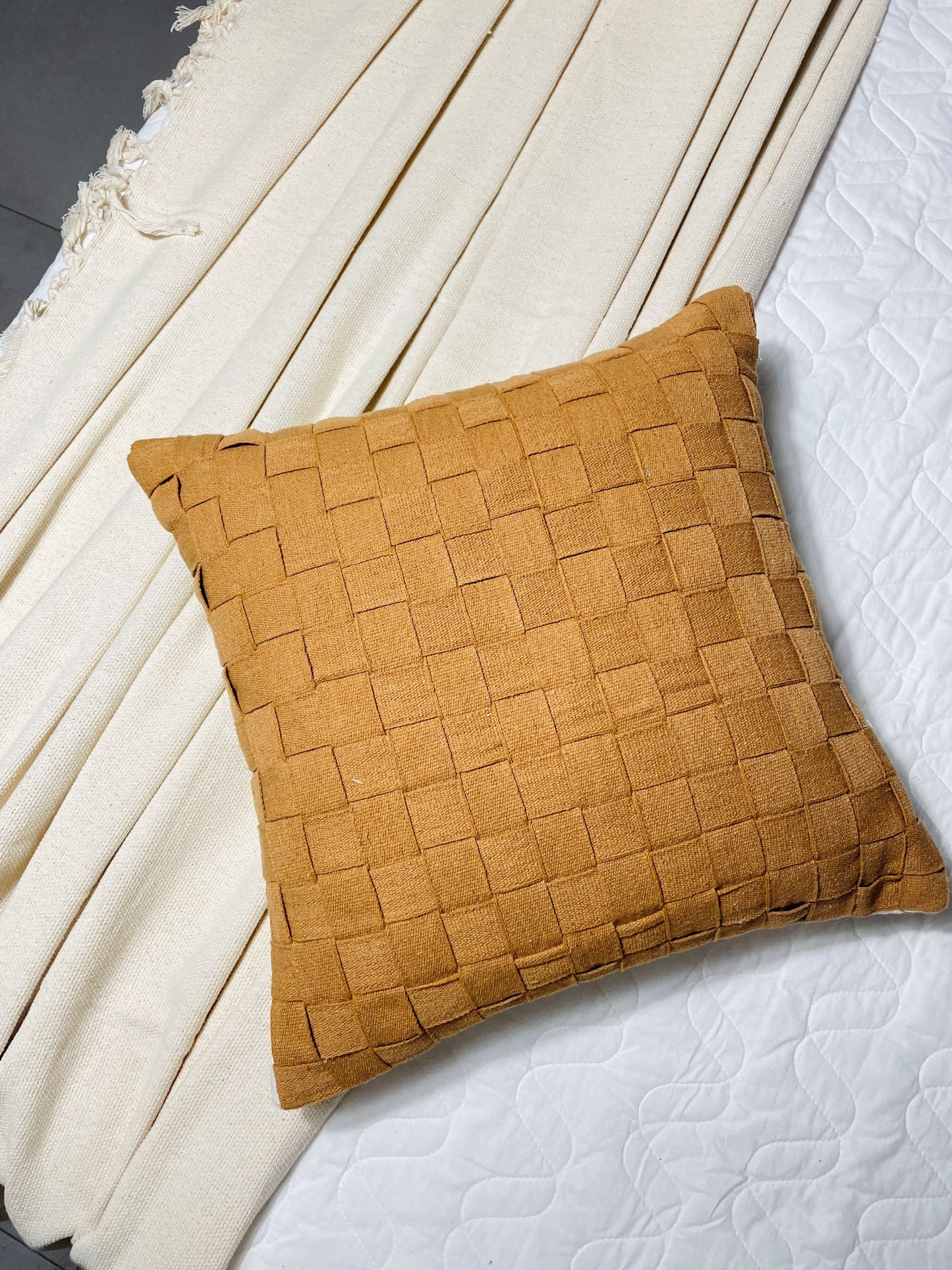 CAPA PARA ALMOFADA NAUTICA CARAMELO