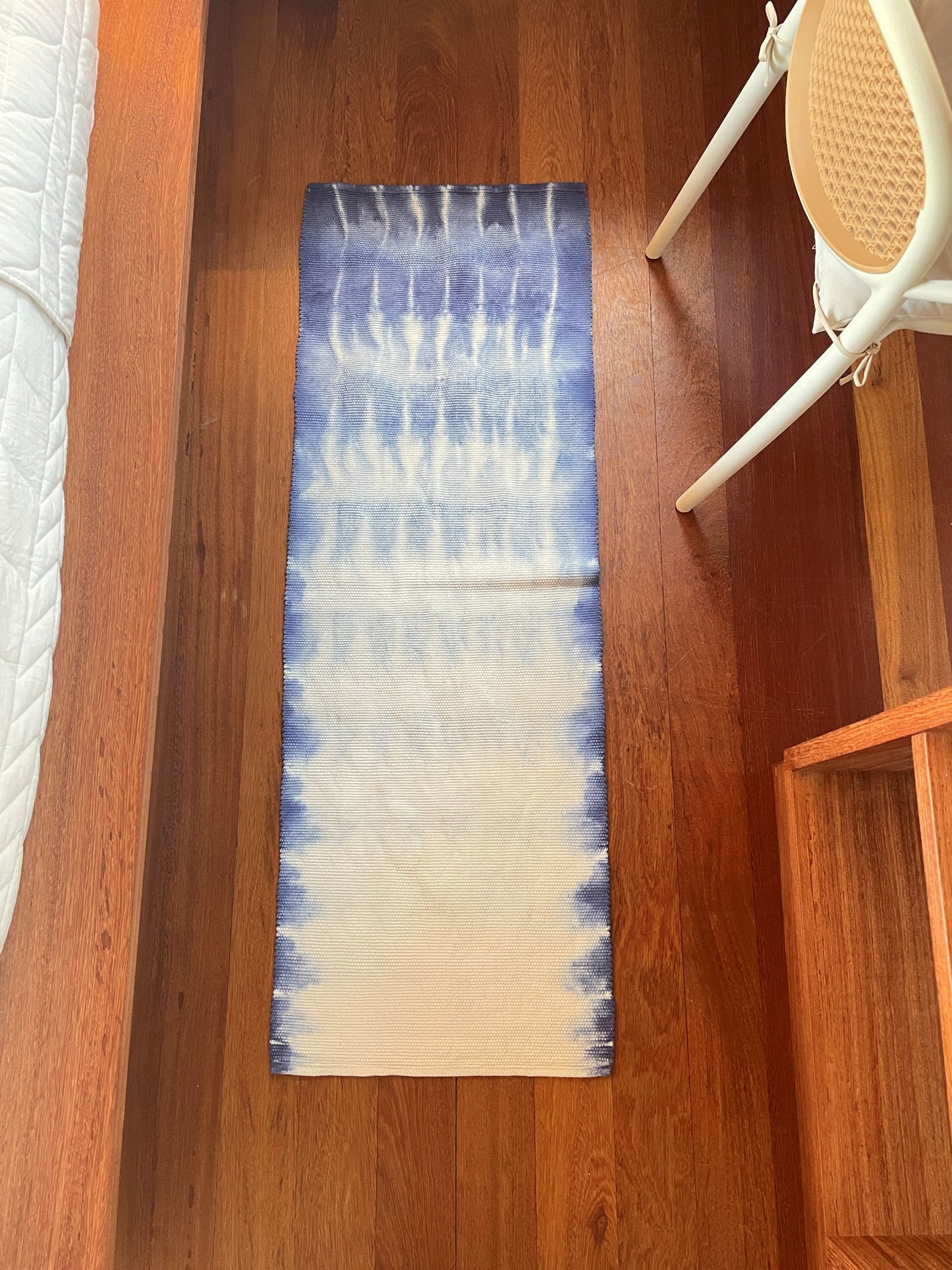 PASSADEIRA SHIBORI INDIGO PLISSÉ