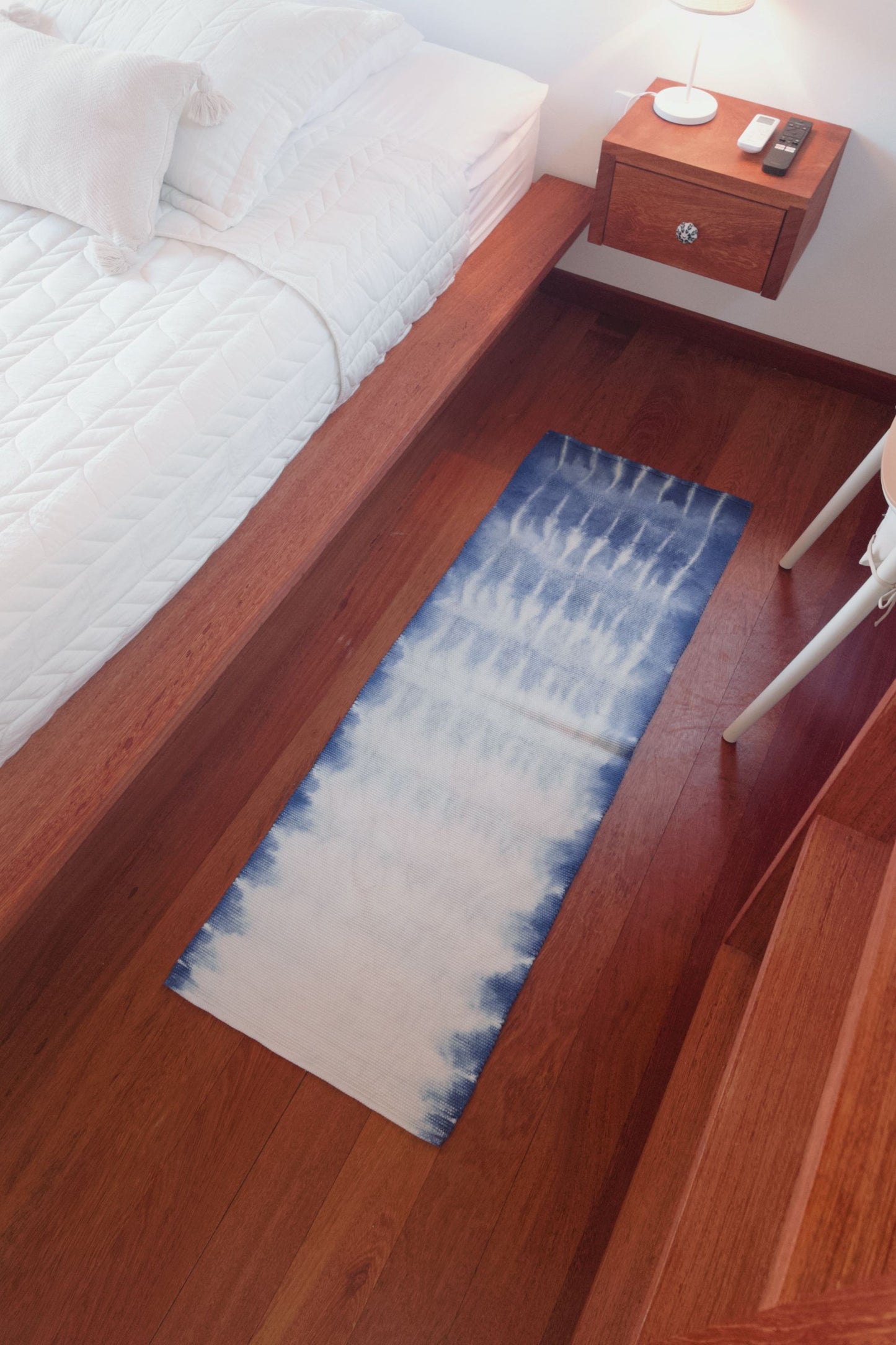 PASSADEIRA SHIBORI INDIGO PLISSÉ