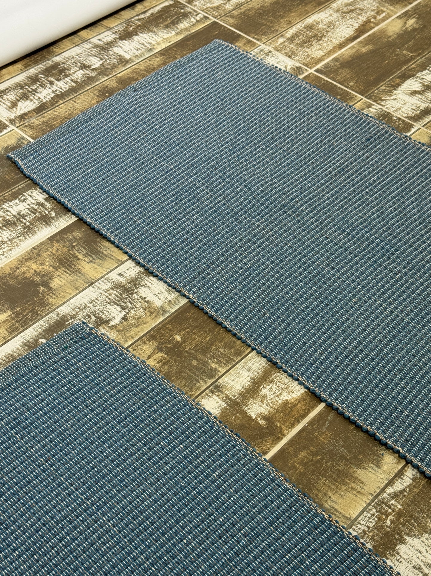 PASSADEIRA TRAMA MESCLADA AZUL 50X160cm