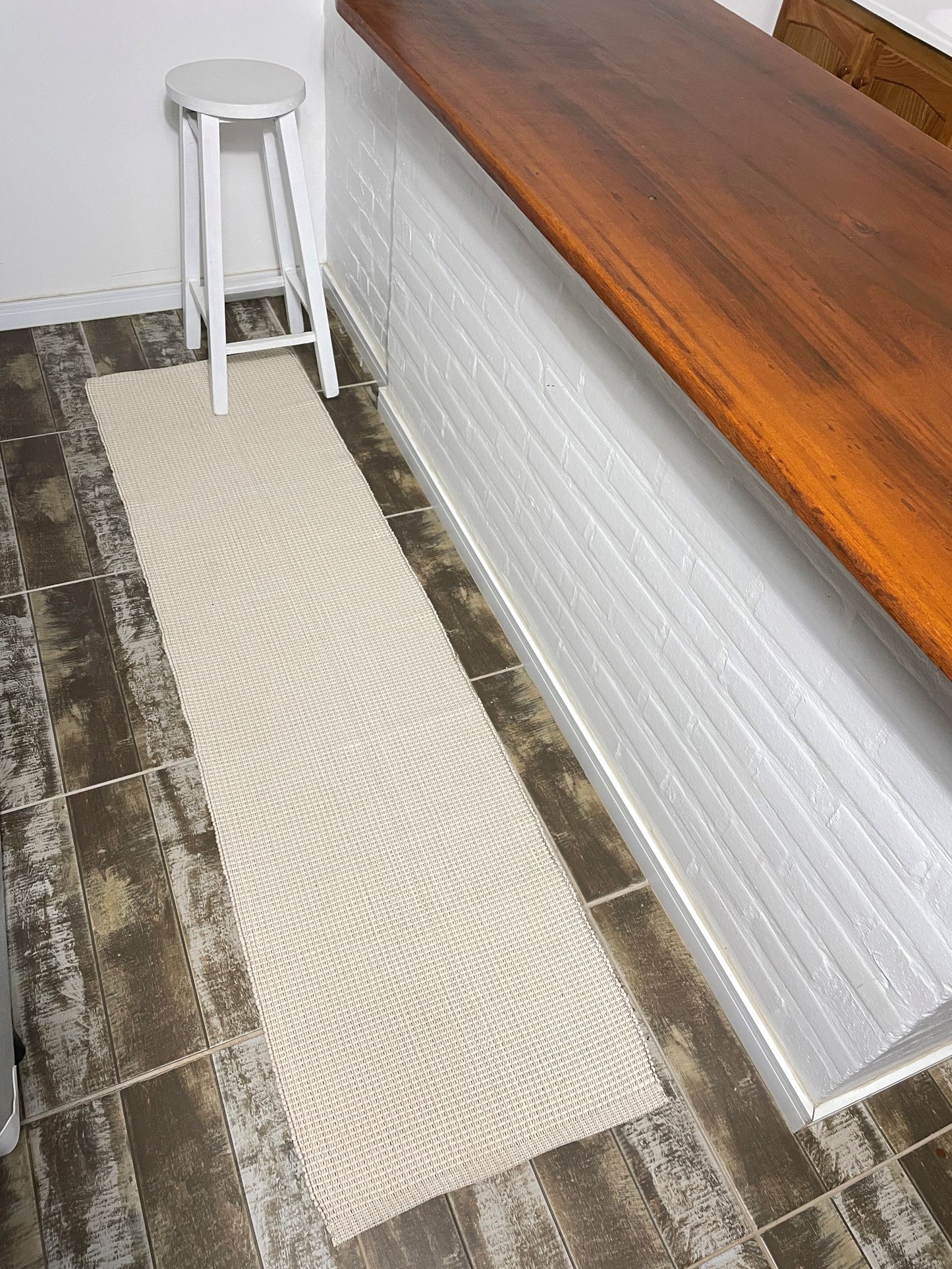 PASSADEIRA LONGA TRAMA MESCLADA CRUA 50x200cm