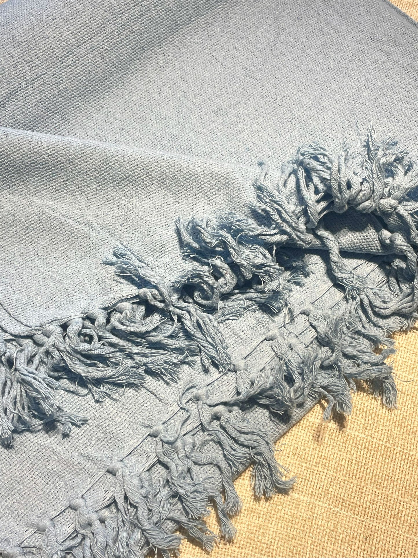 COLCHA BASIC QUEEN AZUL BEBE