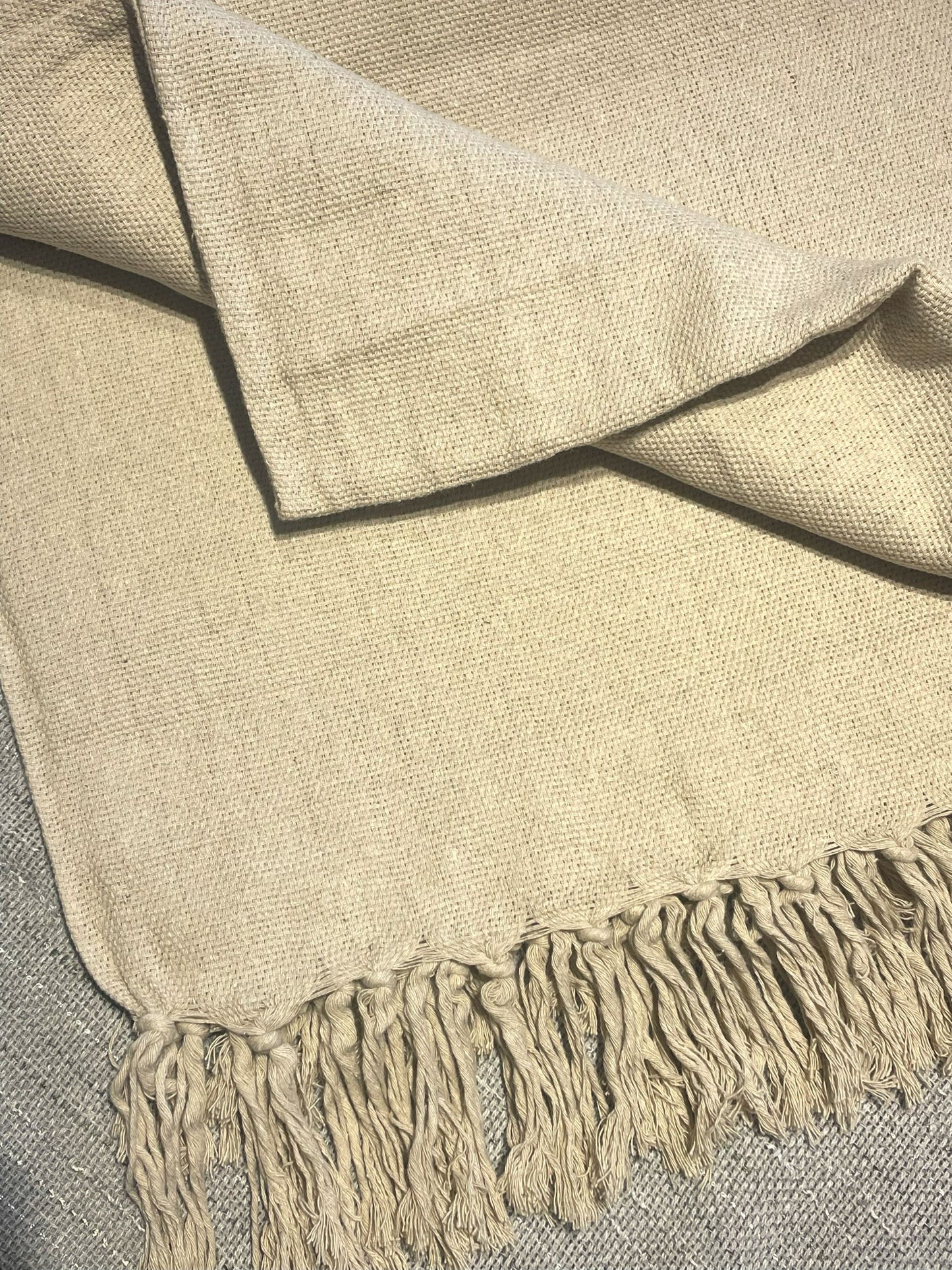COLCHA BASIC QUEEN BEGE