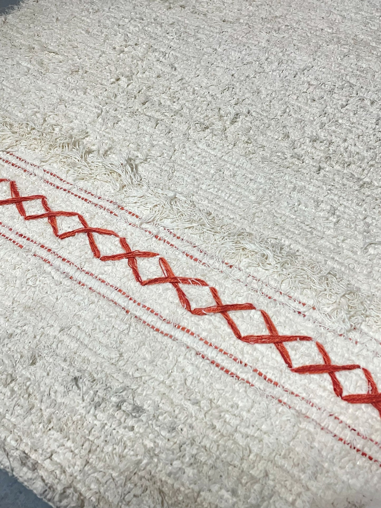 PASSADEIRA FELPUDA BOHO TERRACOTA 50x150cm