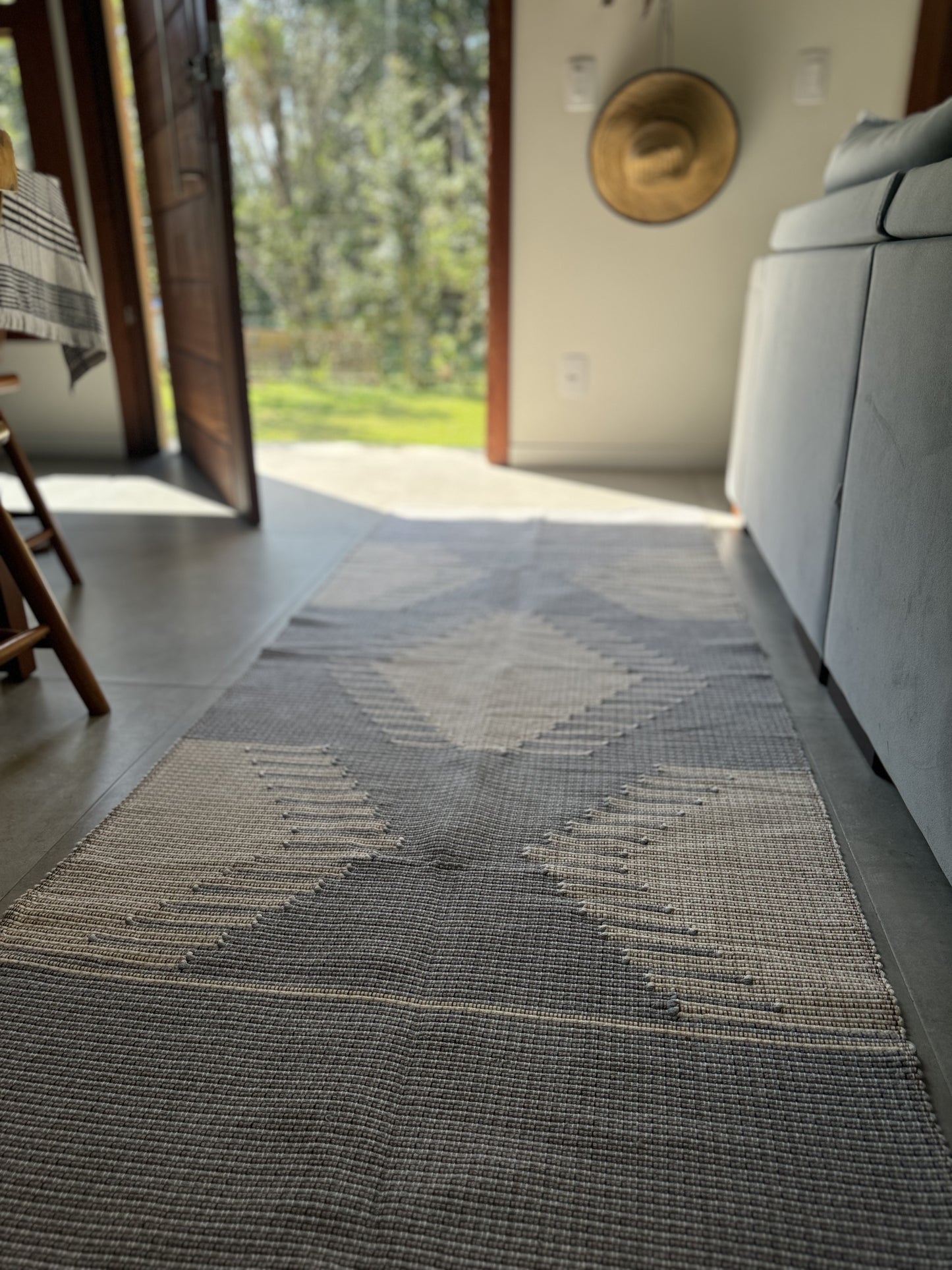 TAPETE MULTIUSO MINAS CINZA 80X200cm