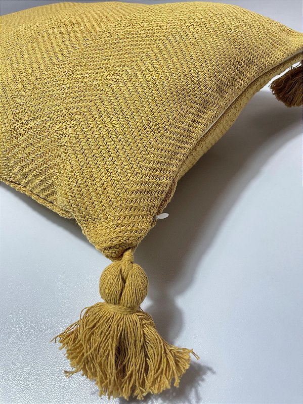 CAPA PARA ALMOFADA BOSSA MOSTARDA (BAGUETE)