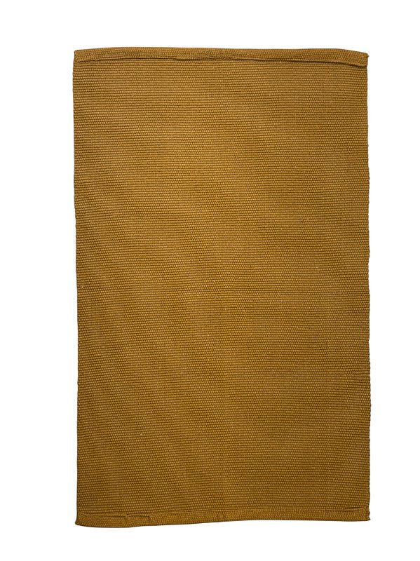 TAPETINHO DE ALGODÃO MOSTARDA 50x80cm
