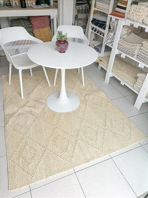 TAPETE CLÁSSICO SISAL NATURAL 150x200cm