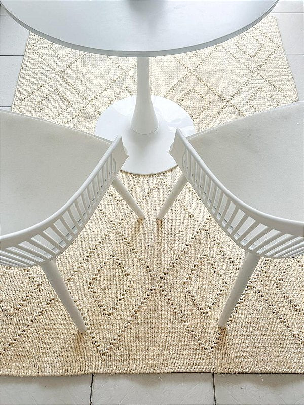 TAPETE CLÁSSICO SISAL NATURAL 150x200cm