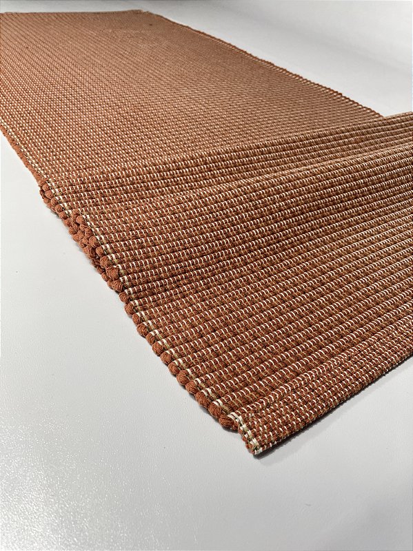 PASSADEIRA TRAMA MESCLADA TERRACOTA 50x160cm