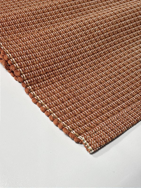 PASSADEIRA TRAMA MESCLADA TERRACOTA 50x160cm