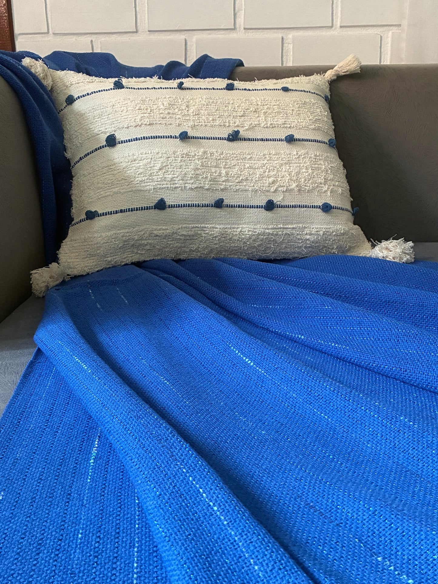 COMBINADO POLTRONINHA - Happy Boho Azul