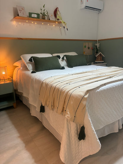 COMBINADO CAMA DOS SONHOS - Happy Boho Verde Musgo