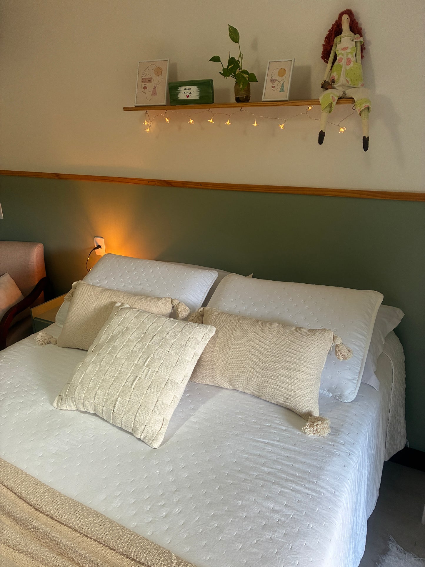 COMBINADO CAMA DOS SONHOS - Trio Conforto Cru