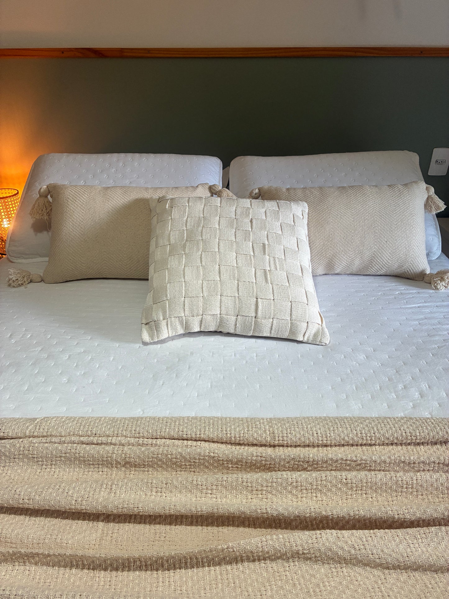 COMBINADO CAMA DOS SONHOS - Trio Conforto Cru