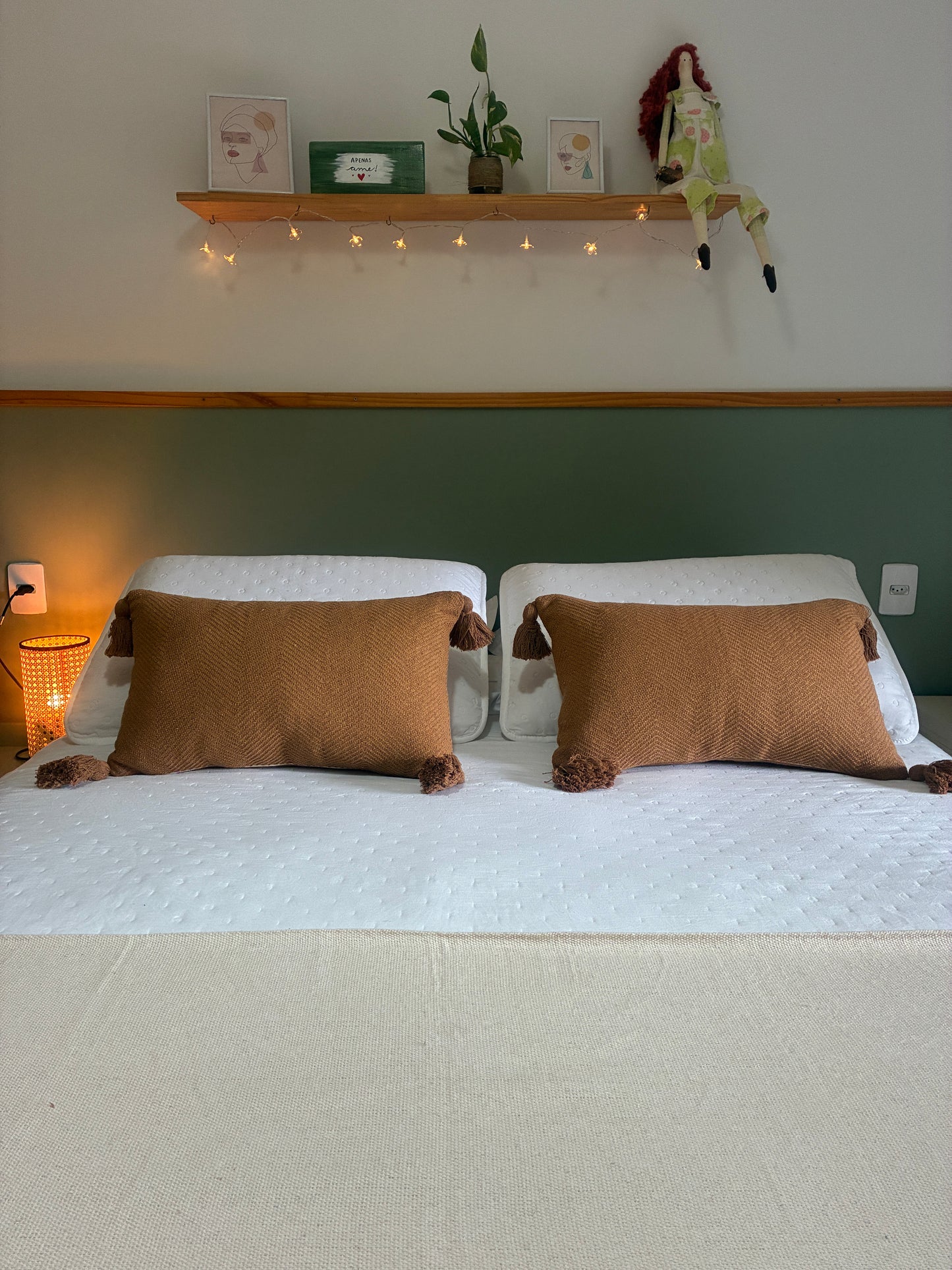 COMBINADO CAMA DOS SONHOS - Trio Conforto Caramelo
