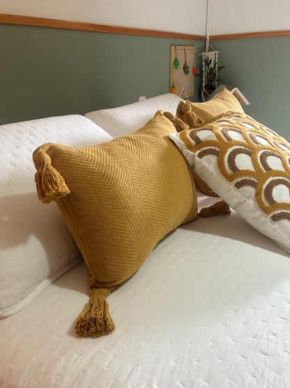 COMBINADO CAMA DOS SONHOS - Trio Conforto Mostarda