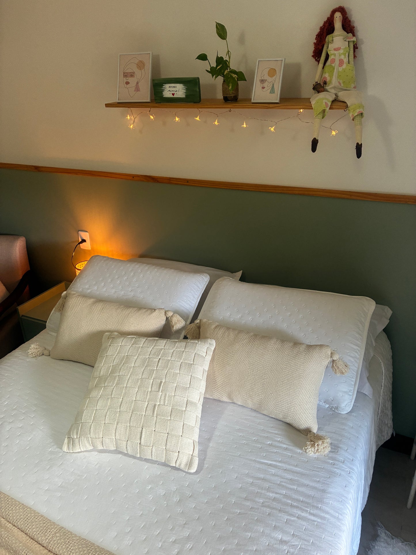 COMBINADO CAMA DOS SONHOS - Trio Conforto Cru