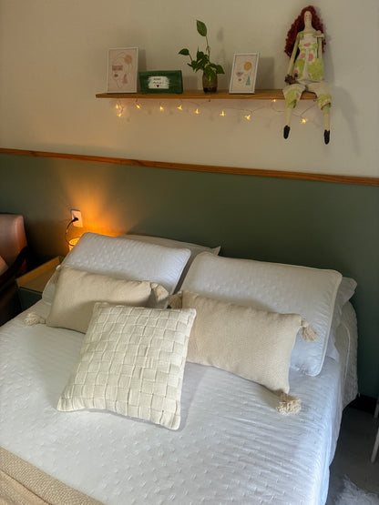 COMBINADO CAMA DOS SONHOS - Trio Conforto Cru
