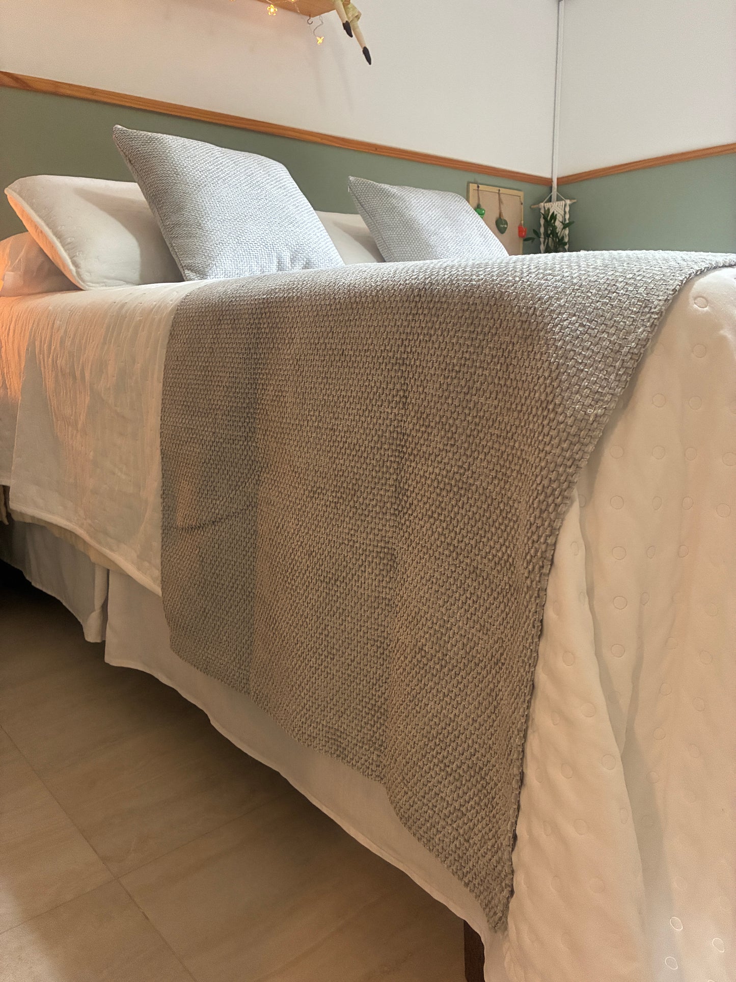 COMBINADO CAMA DOS SONHOS - Quarto de Hotel Cinza Lunar