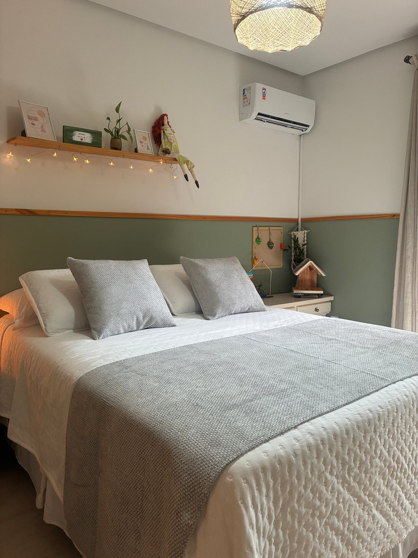 COMBINADO CAMA DOS SONHOS - Quarto de Hotel Cinza Lunar
