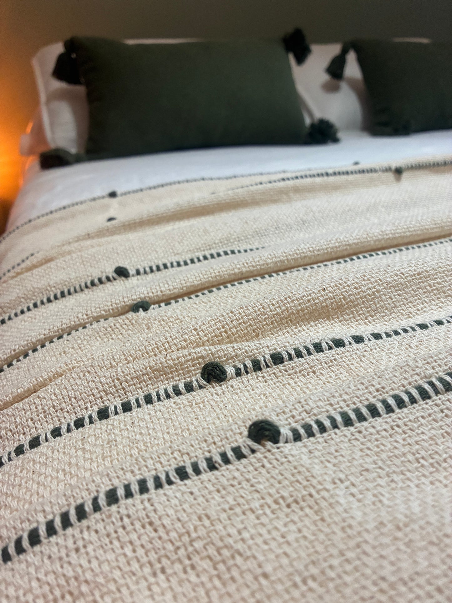COMBINADO CAMA DOS SONHOS - Happy Boho Verde Musgo