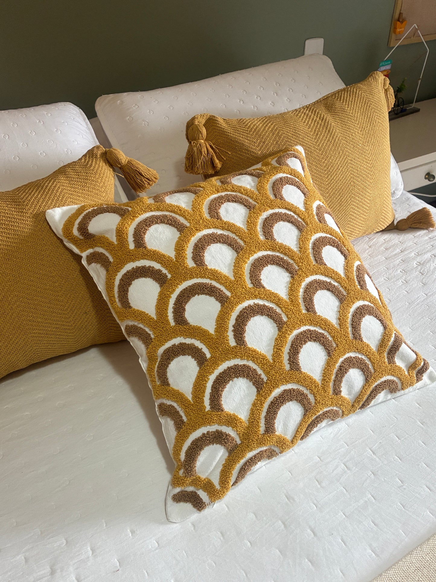 COMBINADO CAMA DOS SONHOS - Trio Conforto Mostarda