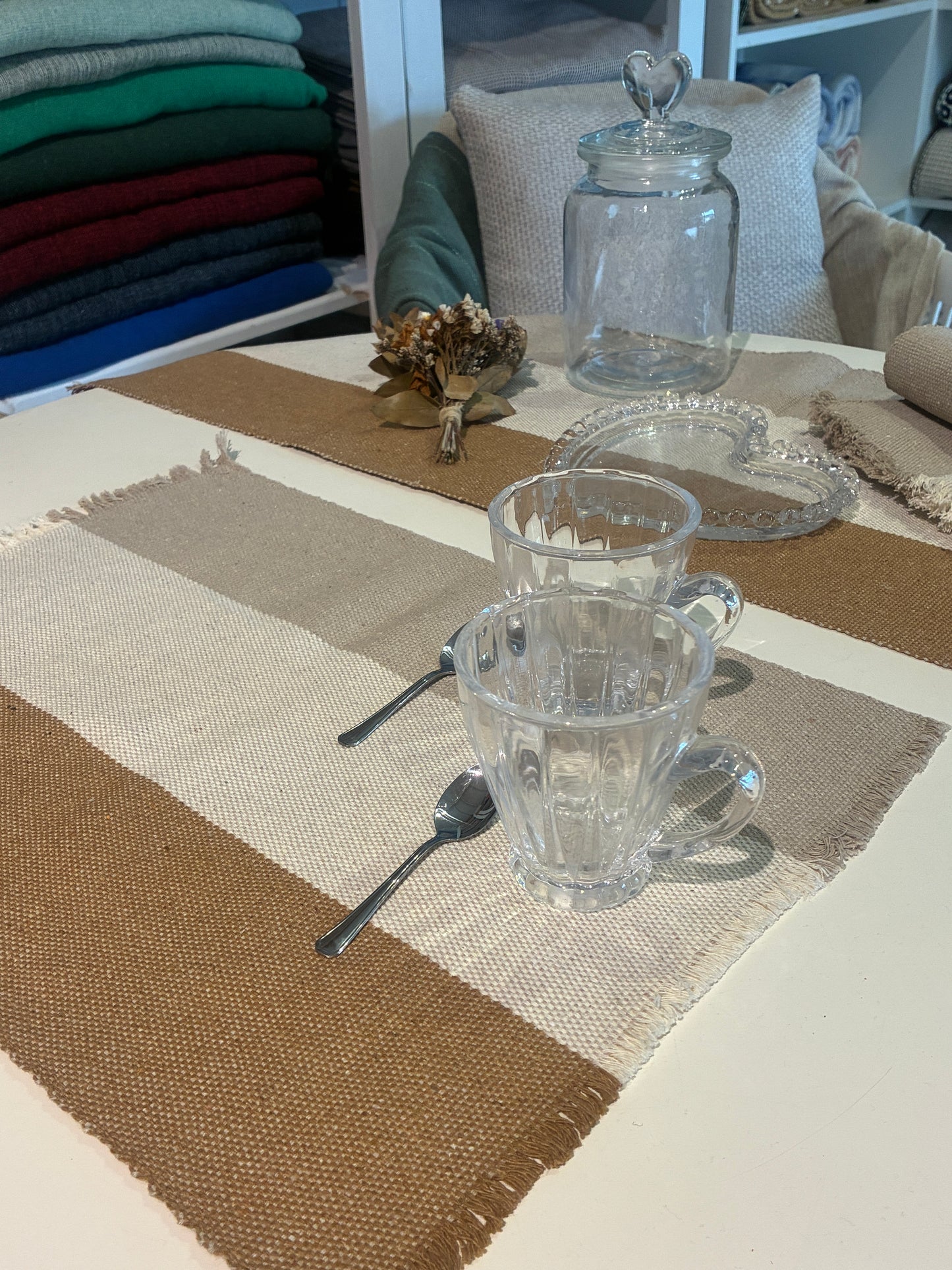 CONJUNTO AMERICANO 7 PEÇAS Capuccino