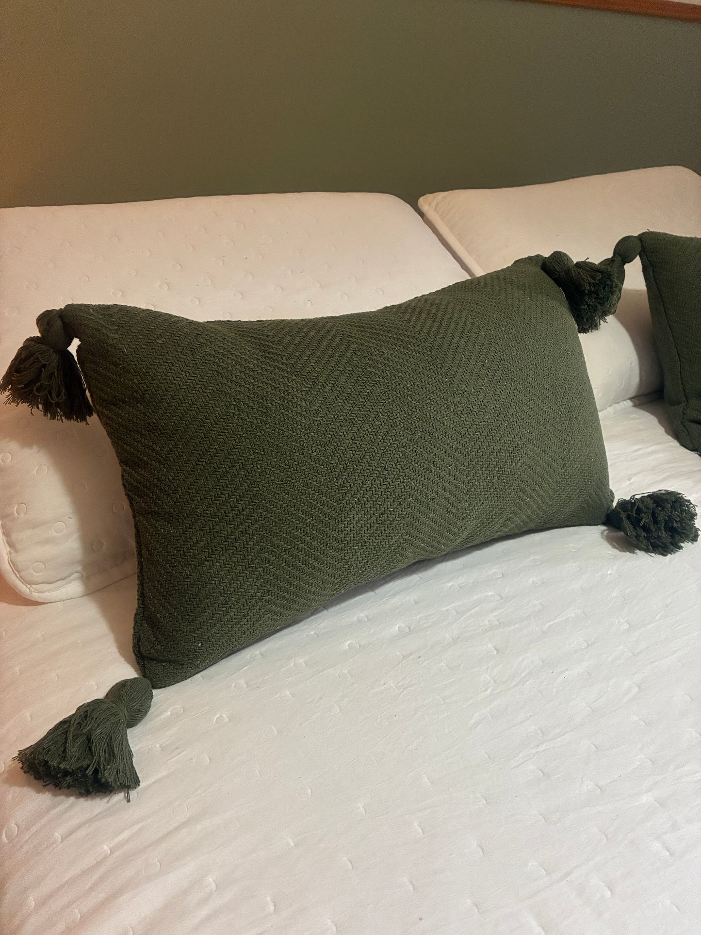 COMBINADO CAMA DOS SONHOS - Happy Boho Verde Musgo