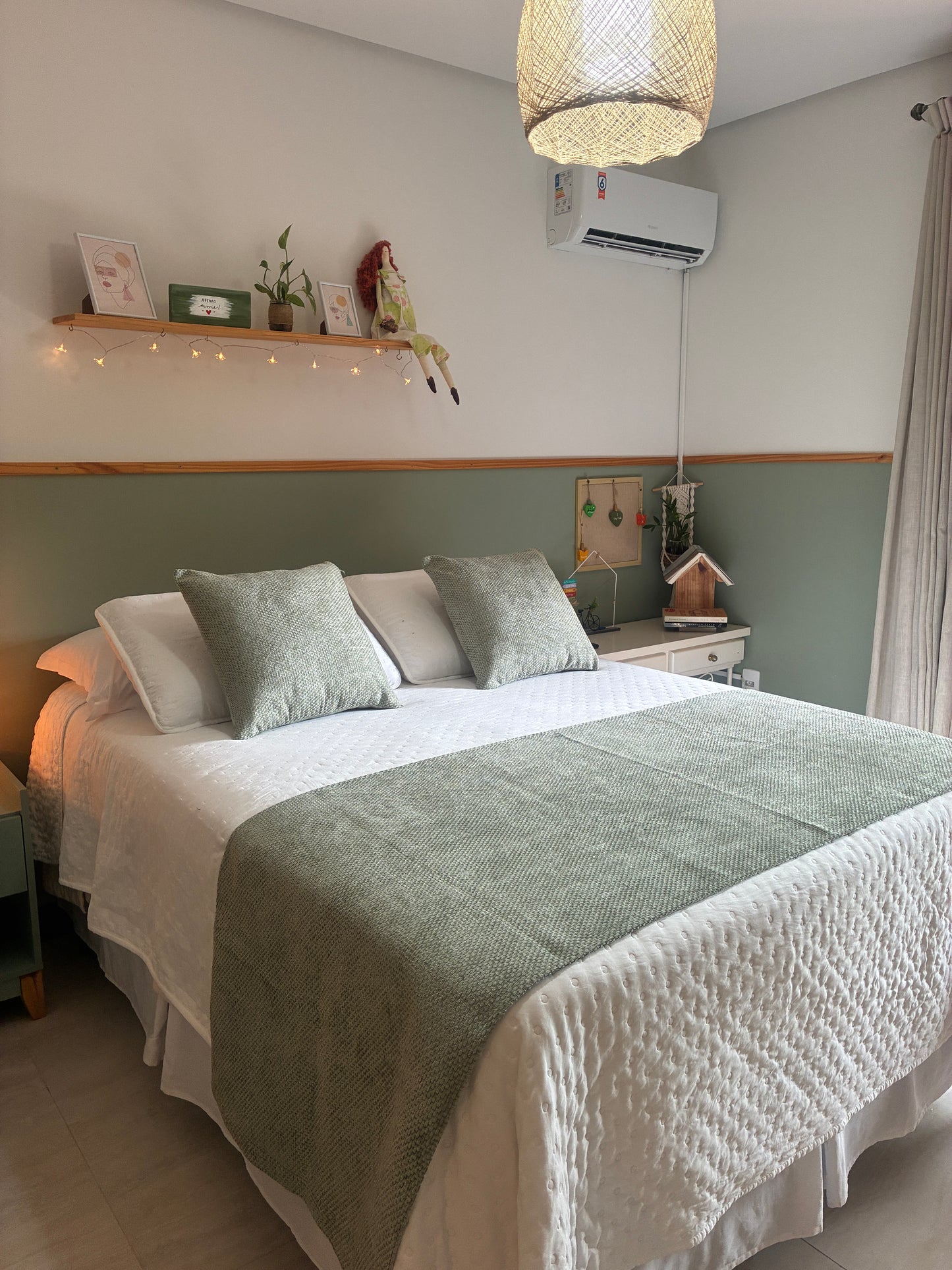 COMBINADO CAMA DOS SONHOS - Quarto de Hotel Menta