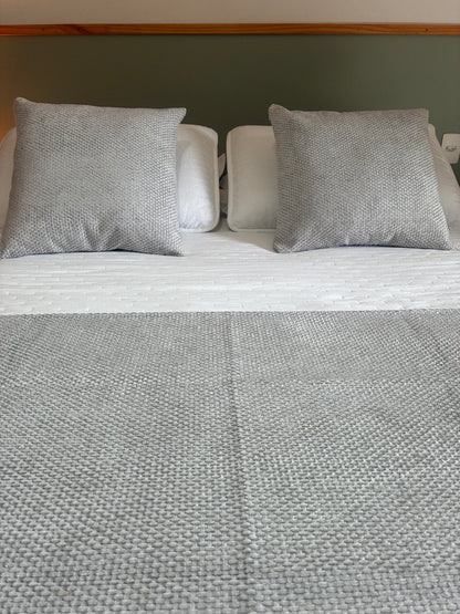 COMBINADO CAMA DOS SONHOS - Quarto de Hotel Cinza Lunar