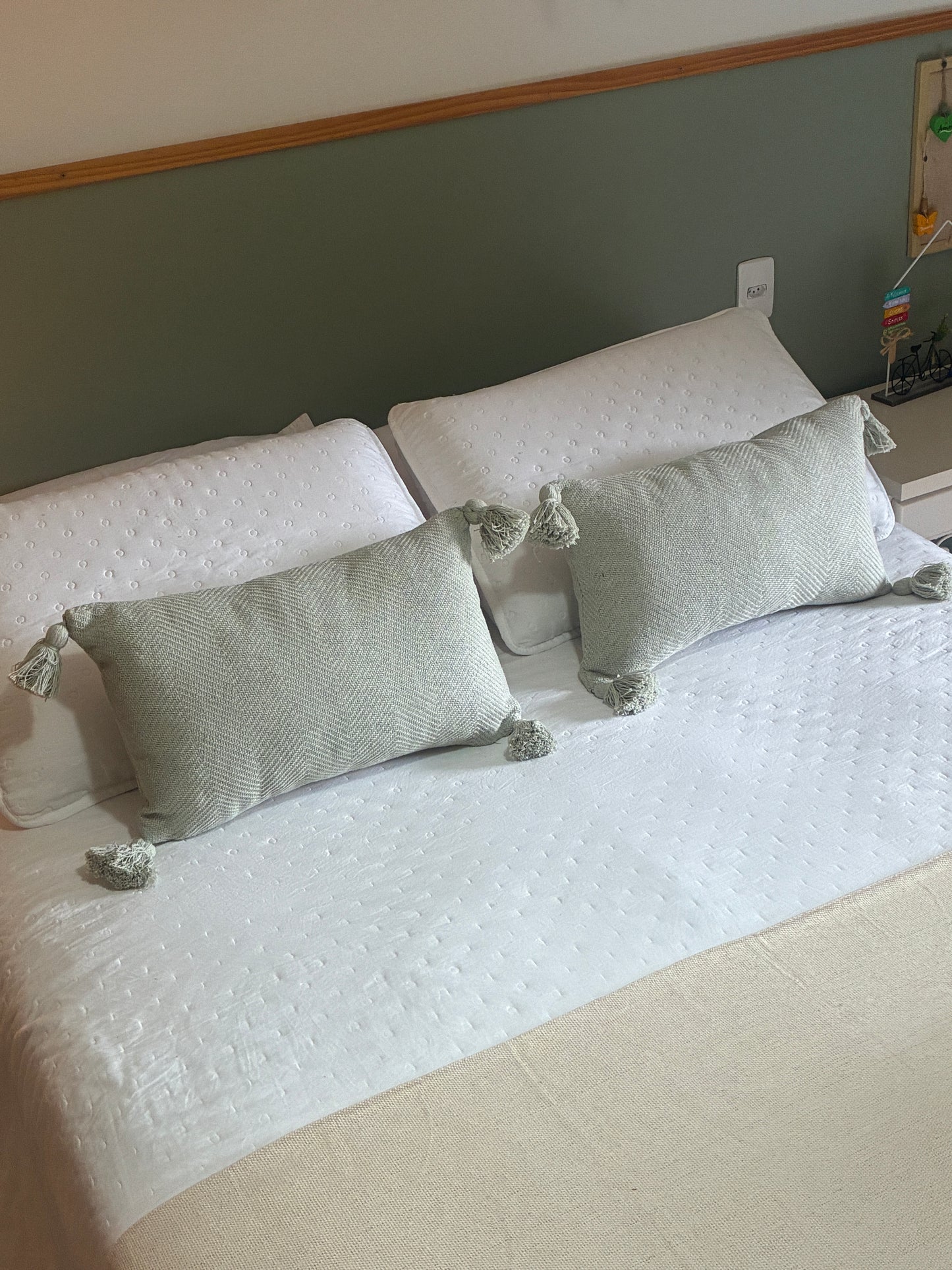 COMBINADO CAMA DOS SONHOS - Trio Conforto Sálvia